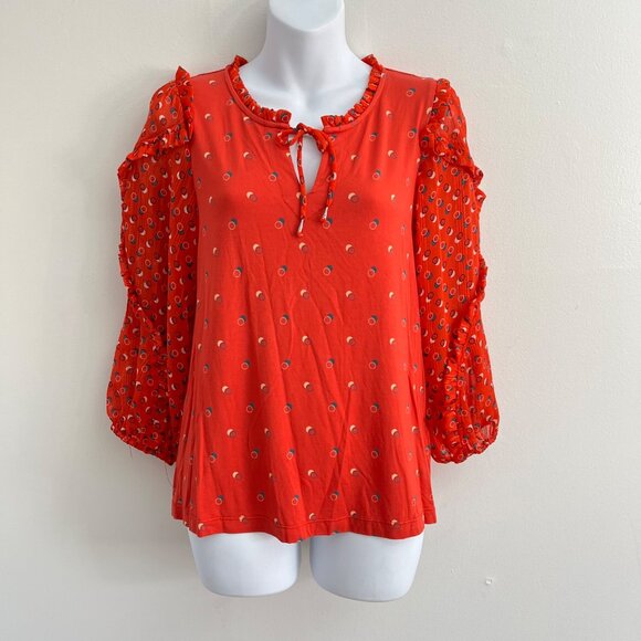 NWT Anthropologie Maeve Jacquin Peasant‎ Blouse Size XS - Picture 2 of 9